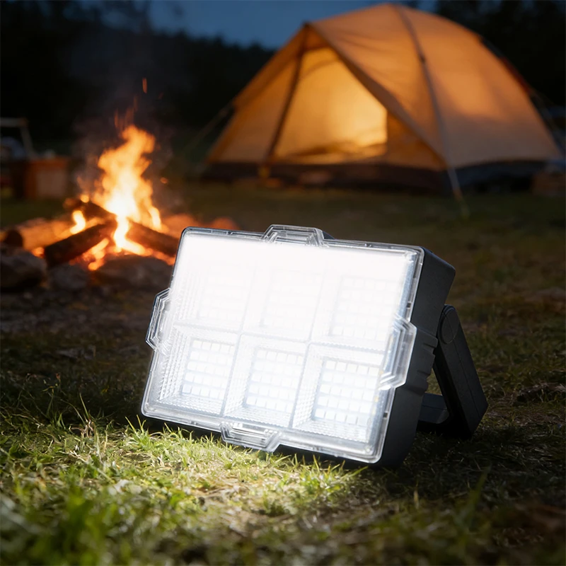 Solar Camping Light, LED Outdoor Lights 4 Modes, Portable Rechargeable Camping Lantern IP65 for Tent, Emergency Breakdown