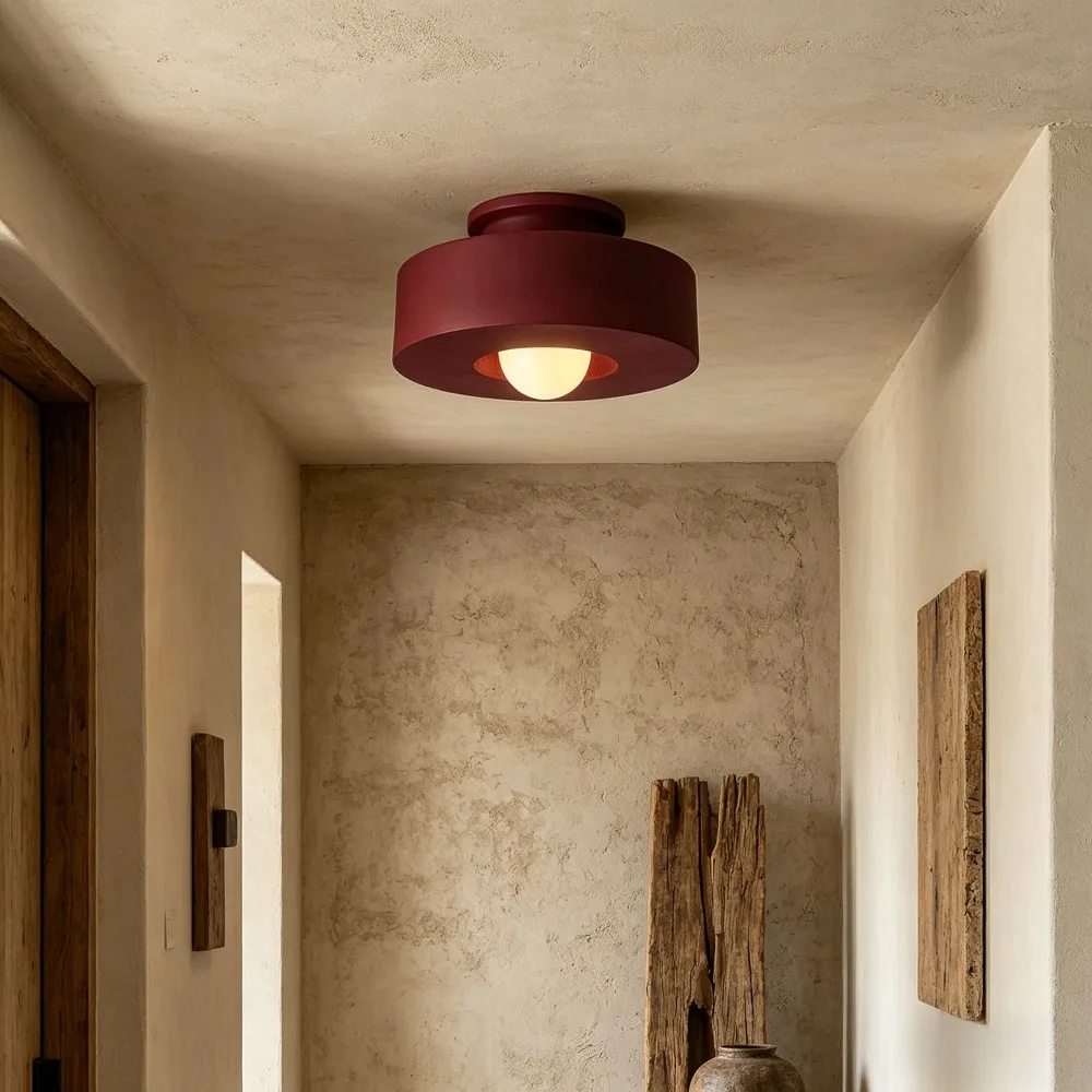 Original Personality Coloured Ceiling Lighting Corridor Hallway Macaron Minimalist Small Light Indoor Decorations Home Ceiling