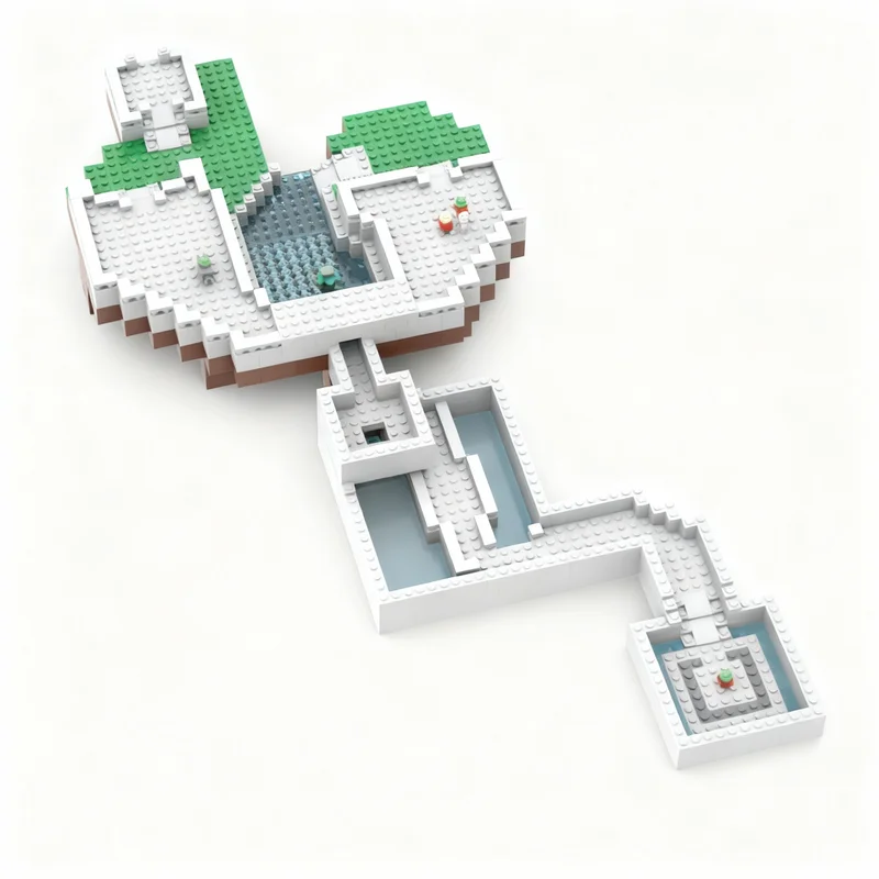 

991pcs MOC War Within Dungeons Operation Floodgate Model Building Blocks Construction Toy Christmas Gifts DIY Creative Idea