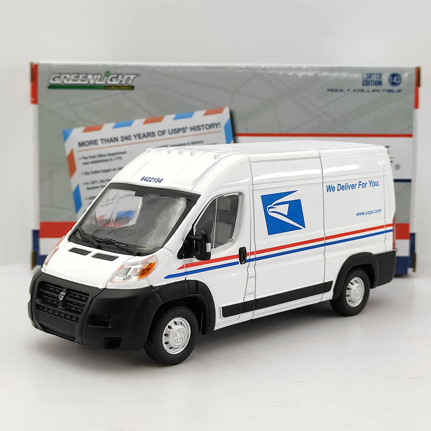 Modelo de Auto de Aleación Diecast Greenlight Escala 1:43 2018 RAM PROMASTER 2500