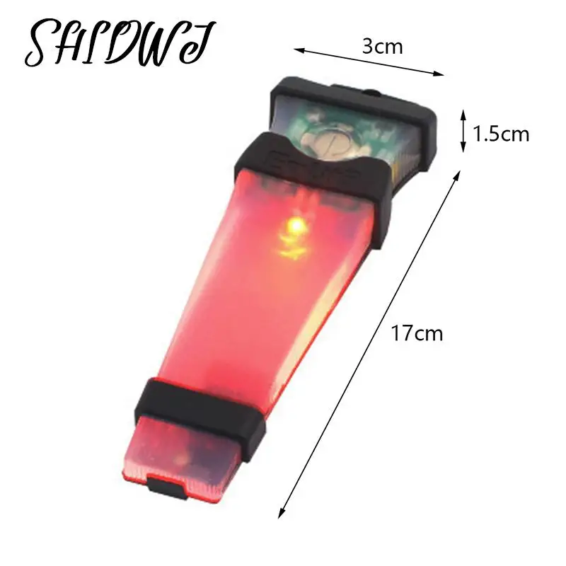 1Pcs Motorcycle Helmet Safety Flashing Light Survival Signal Light Waterproof Lamp Outdoor Equipment for Hunting Hiking Cycling