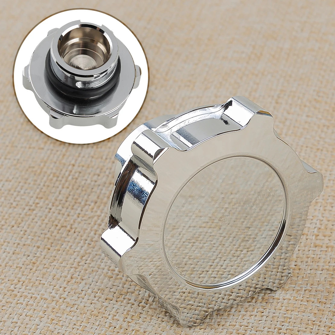 Billet Aluminum Oil Filter Cap Silver Fit For Cadillac CTS Chevy Camaro Cobalt Corvette Pontiac Firebird LS1 GTO G8 Buick Regal