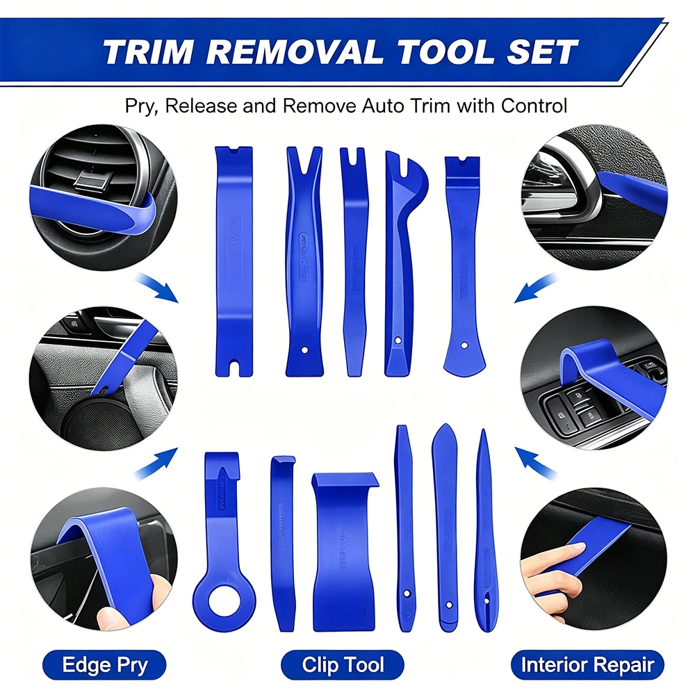 Tool Set - 41Pcs Car Trim Removal Tool Set