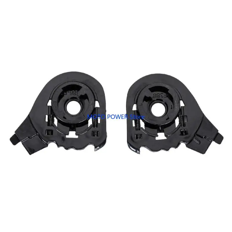 

G7ND 1 Pair Motorcycles Helmet Visors Base Plate Lens Holder For FF325 370 386 394 Helmet Lens Fixing Base