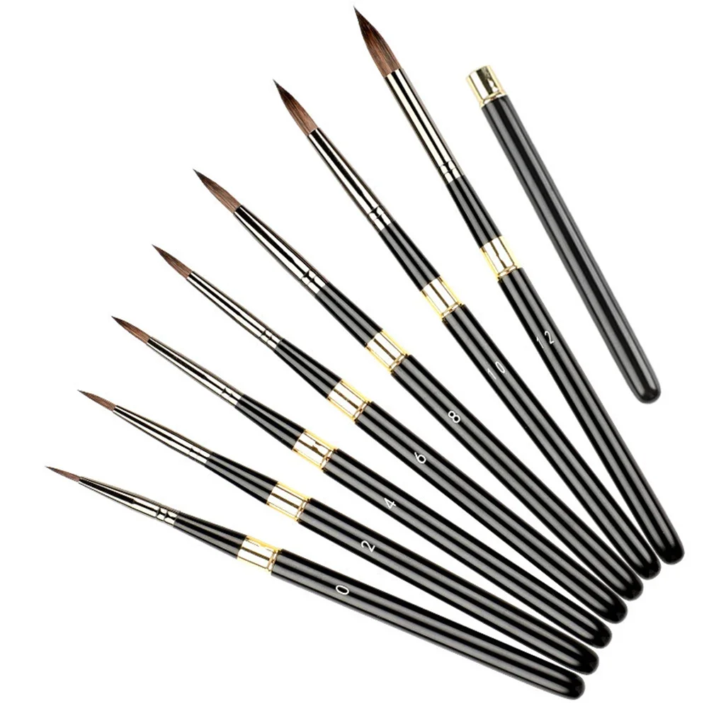 High Quality Students Art Painting Brushes Weasel Hair Paint Brush Detachable Rod Artistic Watercolor Brush for Art Drawing