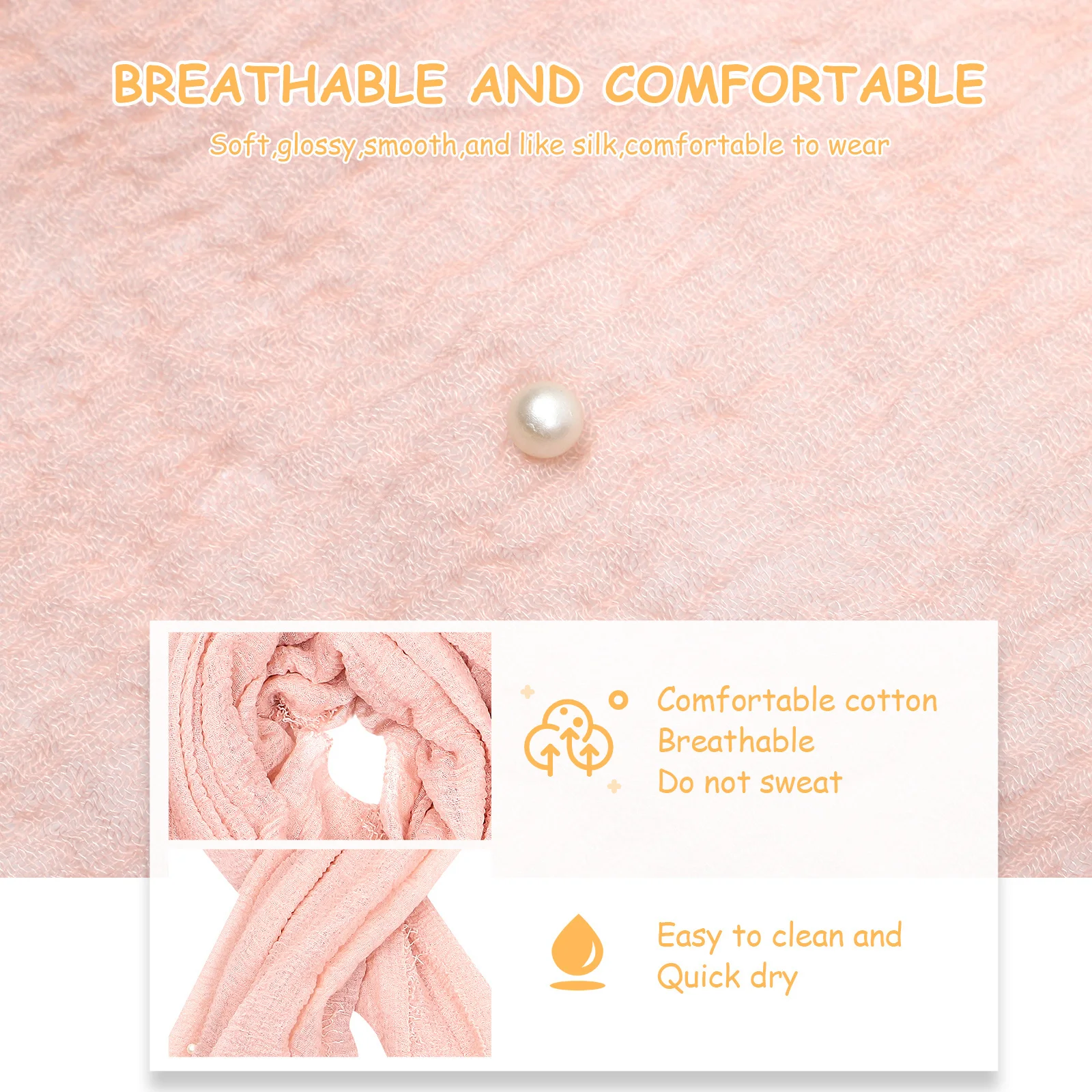 

Шаль для женщин, нарядный шарф, аксессуар, розовые хлопковые шарфы, легкие