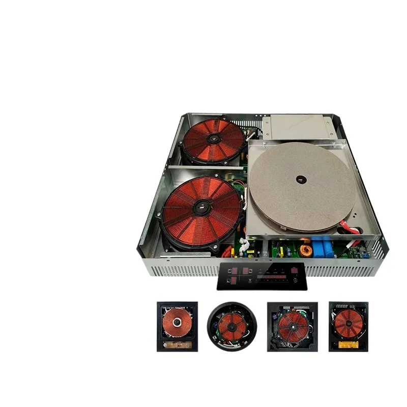 Invisible Rock Slab Induction Built-in Hob Multi Burner Cooktop Electric Stove For Home And Commercial Kitchen Restaurant Use