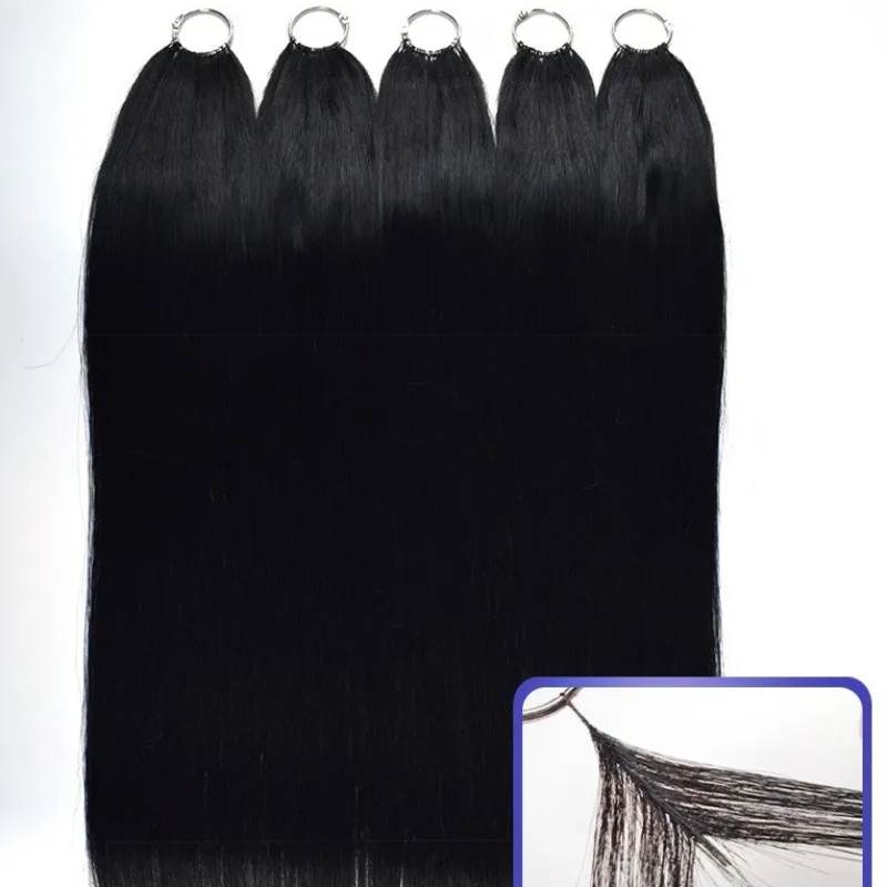Estensioni dei capelli con piume vergini vietnamite da 18 "-28" Capelli umani 100% veri capelli naturali comodi e invisibili