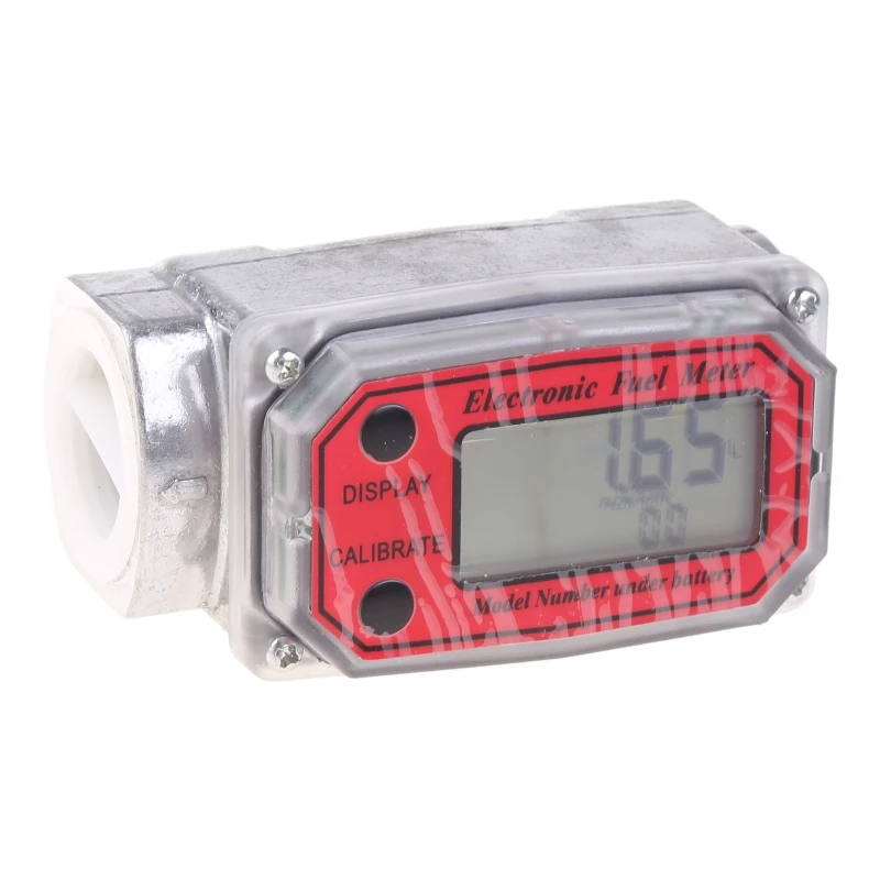 Digital for Turbine Flow Meter LCD Display Gas Oil Flowmeter Flow Meter Flow Meter for Measure Dropship