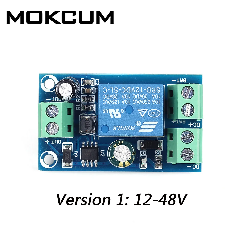UPS Power-OFF Protection Module Emergency Cut-off Battery Control Board Auto Switching Module Power Supply DC 5V-48V 12V-48V