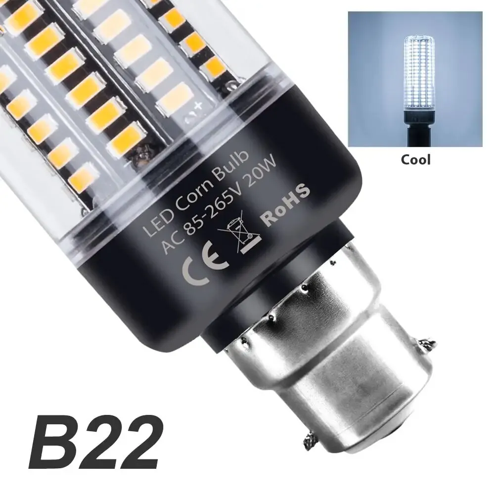 E27 LED-lamp E14 maïslamp B22 plafondkroonluchters 3,5 W 5 W 7 W 9 W 12 W 15 W 20 W koel/warm wit geen flikkering AC85-265V 5736 SMD