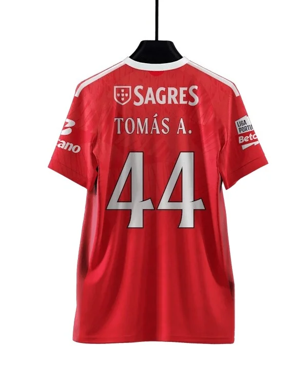 2026 Neues Benfica 3D-Druck Fußballtrikot Herren Sommer Outdoor T-Shirt Atmungsaktiv Schnelltrocknend Streetwear Kleidung Unisex – Detail 4