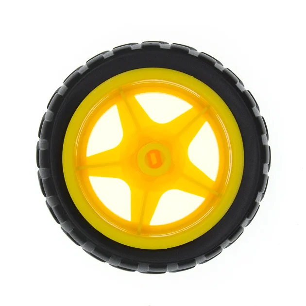 Intelligent trolleychassis Robotbanden DC 3-12V Motorreductoren Dubbele asmotoren 1:48