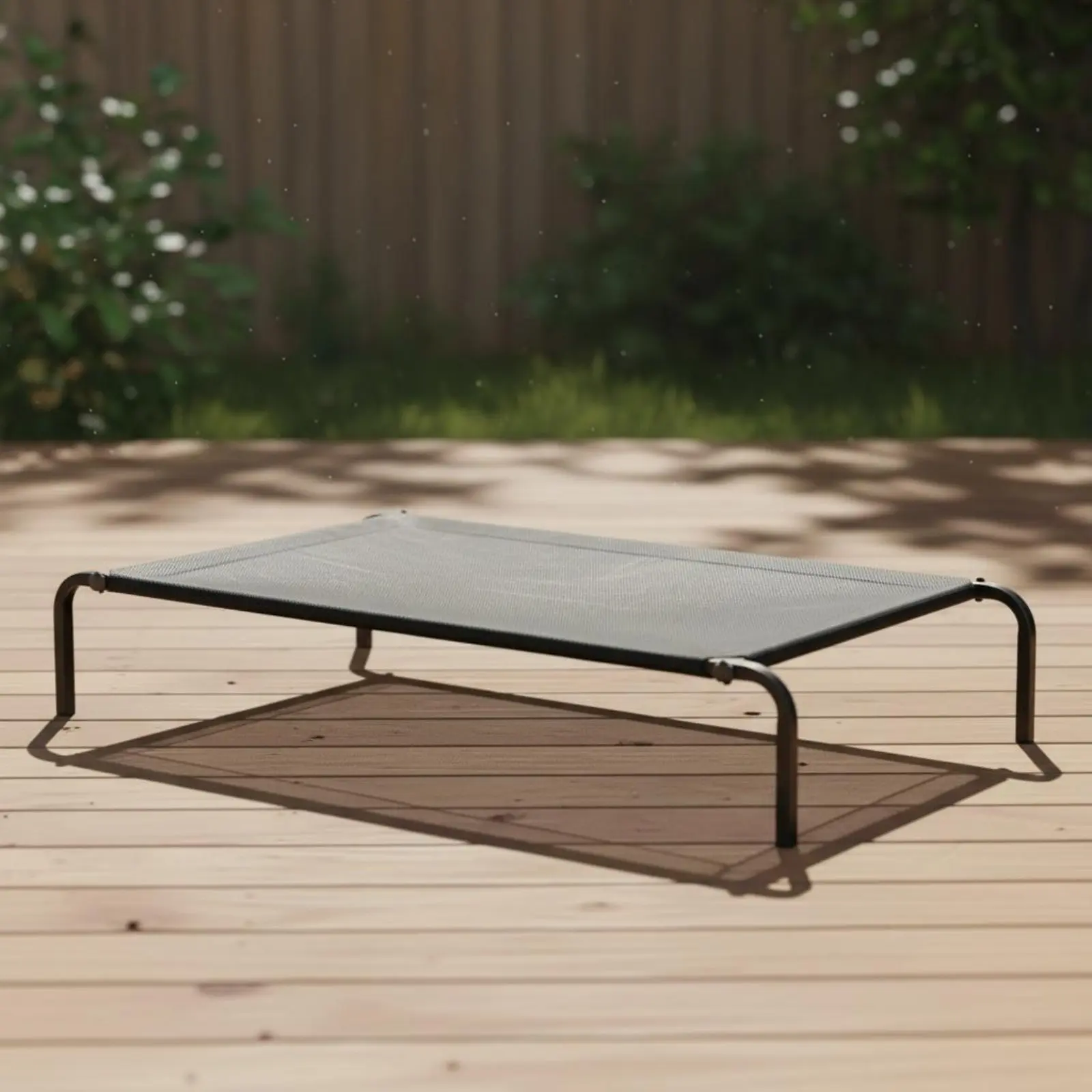 Picture 4: Elevated Dog Bed Sturdy Steel Frame Raised Pet Bed Dog Cot Easy to Clean Abrasion Resistant for Dogs
