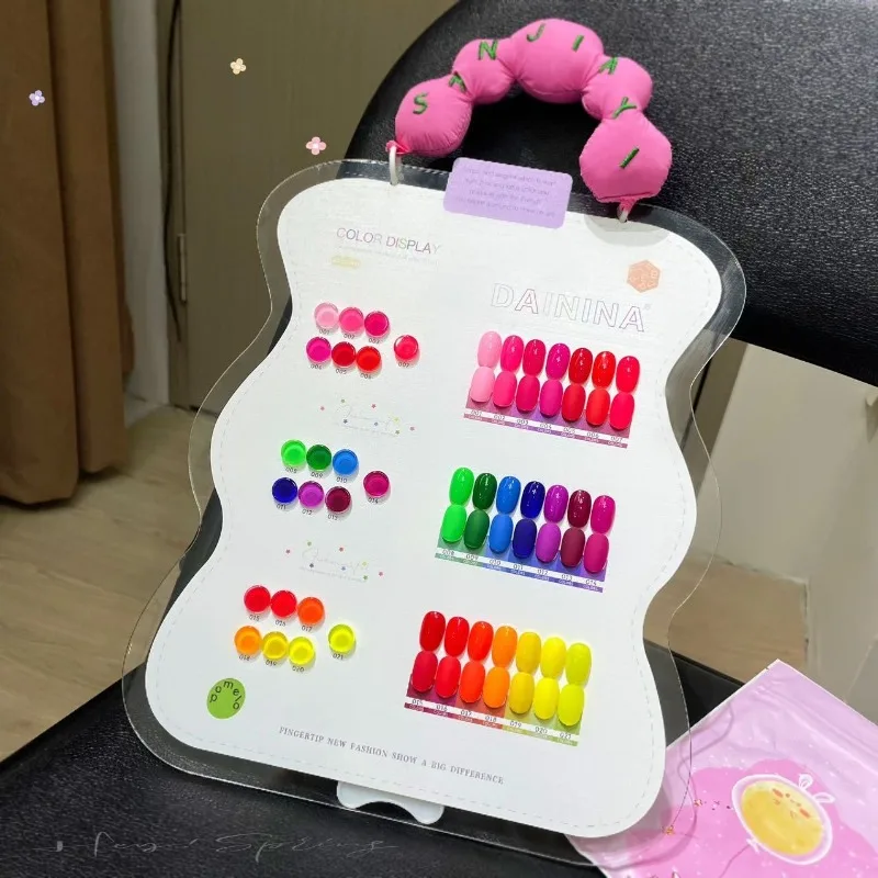 

Skin Whitening Effect Gel Nail Polish Complete Set 21 Colors Macaron Fluorescent Colors Professional Manicure Salon Equipment