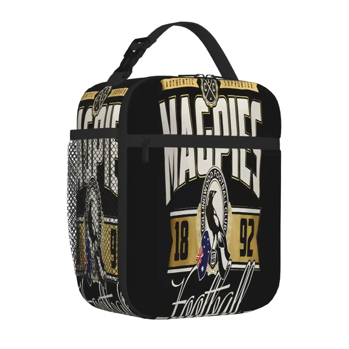 Bestselling Collingwood Single Layer Lunch Box Bag Fishing Trip Canvas Lunch Bag