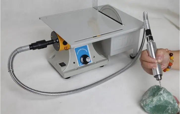 Multifunctional Mini Bench Lathe Machine Electric Grinder / Polisher / Drill / Saw Tool 350w 10000 R/Min