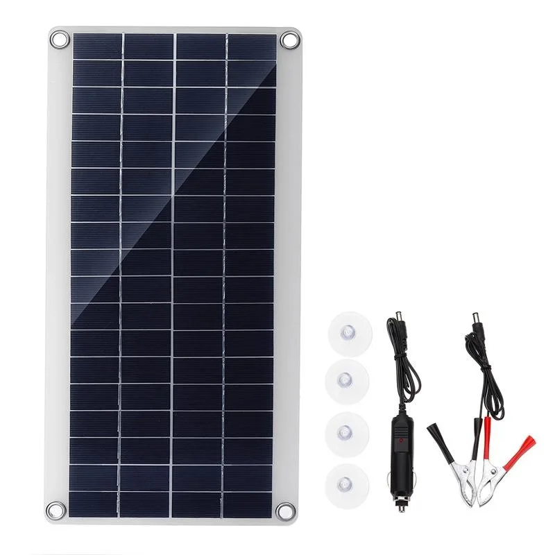 300W solární panel souprava 12V USB nabíjení solární buňka charg deska regulátor přenosné vodotěsný pro telefon RV auto MP3 blok dropshiping