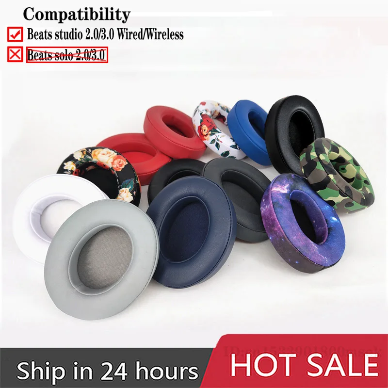 Upgraded Beats Ear Pads - Compatible with Studio Wired B0500 / Wireless B0501 / Studio 2 and Studio 3 Over Ear Headphones ONLY