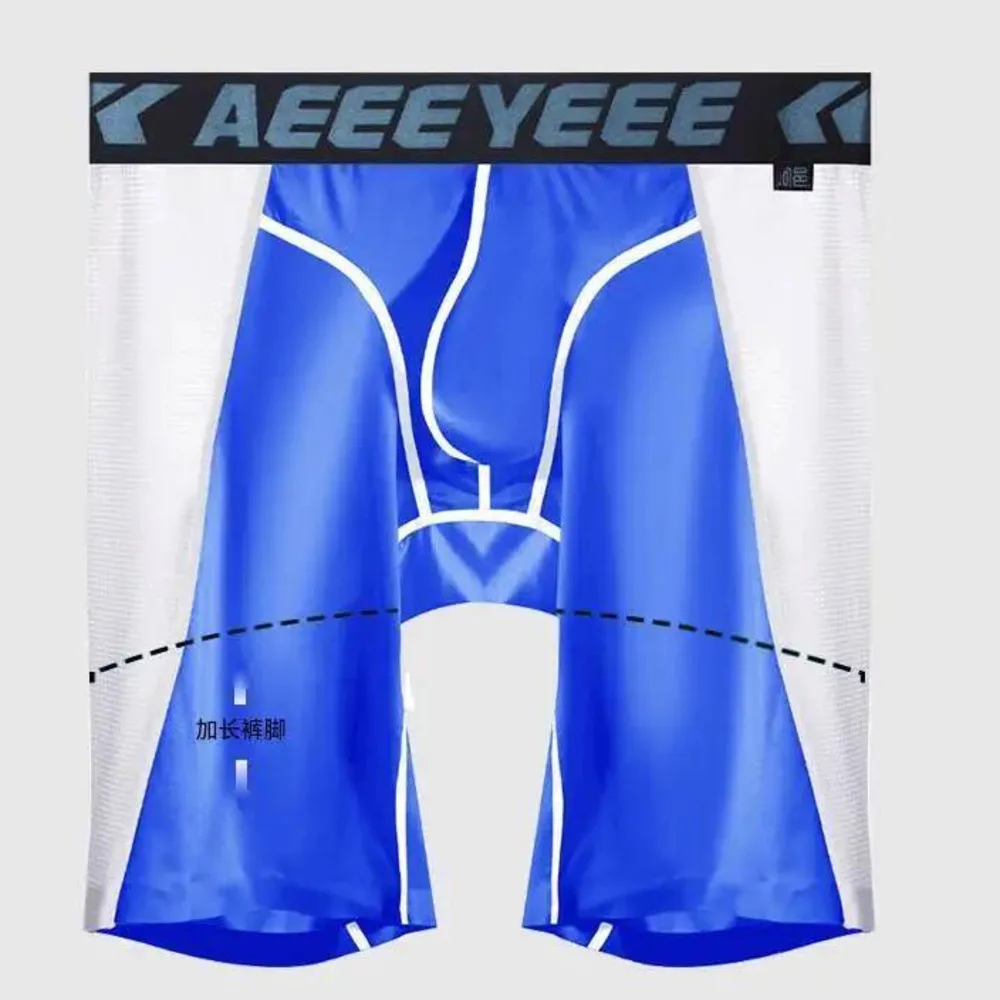 

Summer Ice Silk Men's Apro Pants Shorts Underwears Male Plus Size Casual Sleeping Bottoms