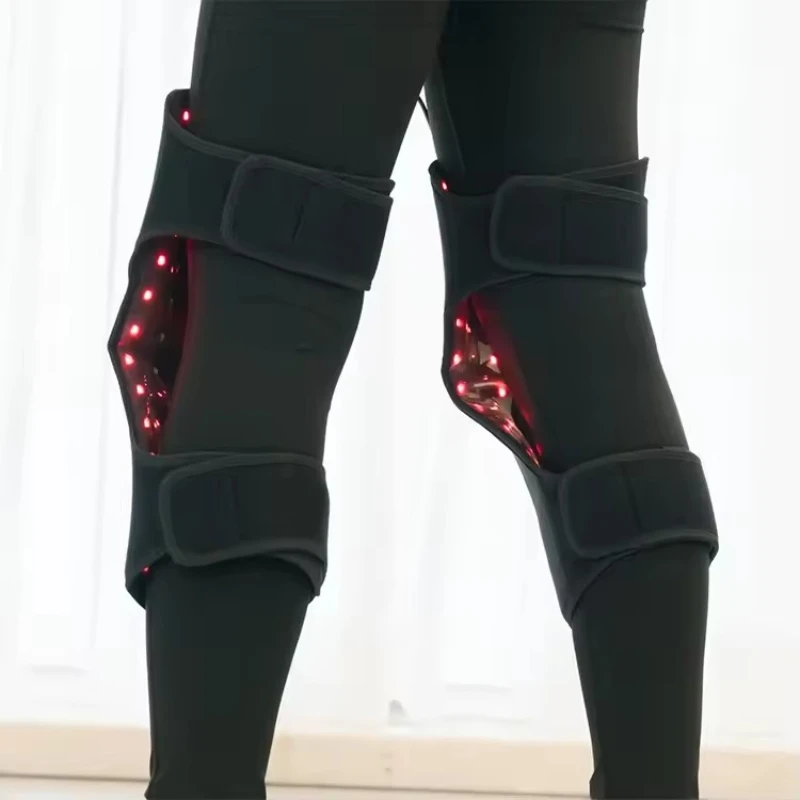 

Multifunctional LED Knee Massager 650nm and 850nm Red Light Heating Vibration Massage Electric Infrared Knee Pad Leg Joint Brace