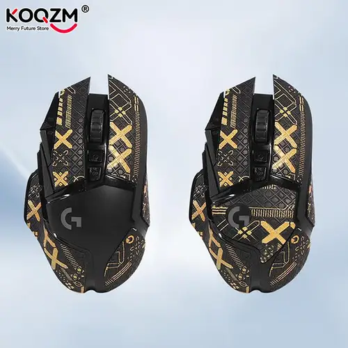 Imagen 2 del producto Cinta de agarre para ratón, pegatina de Skate antideslizante, piel de lagarto, Supa el sudor, ForLogitech G502, pegatina de decoración de ratón de héroe, calcomanía autoadhesiva