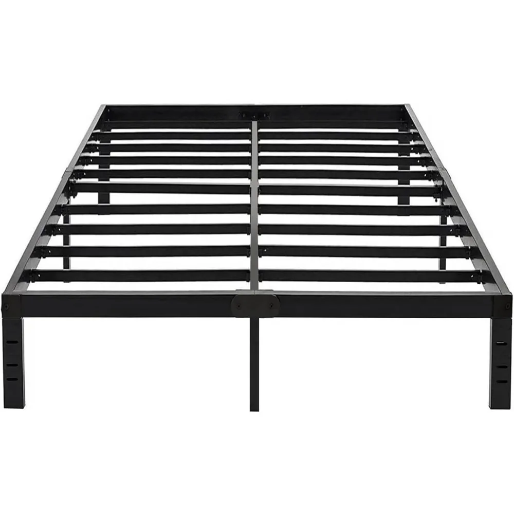 

Queen Bed Frame 14 Inch High Max 1000 Pound Heavy Duty Sturdy Metal Steel Queen Size Platform, Bed Frames