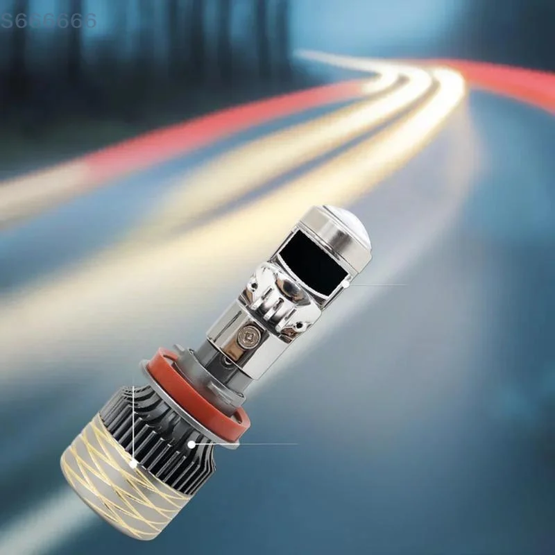 

High-intensity LED Car Headlights H4, Dual Lens H7 Laser with High and Low Beams