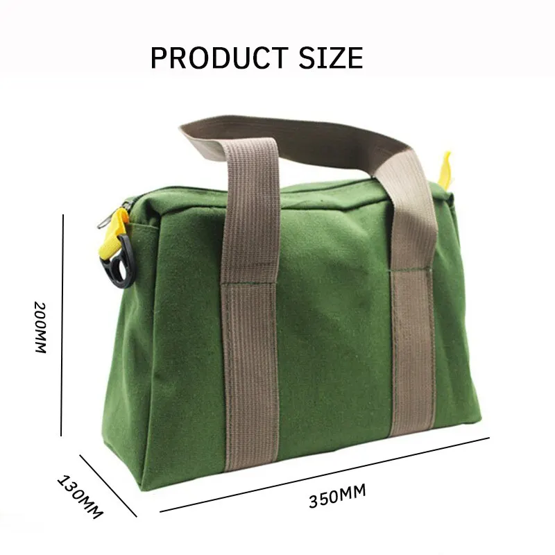 Maintenance Tool Bag Large Capacity Portable Strong Durable Water Proof Multifunctional Storage Portable Canvas Tool Bag 1PC