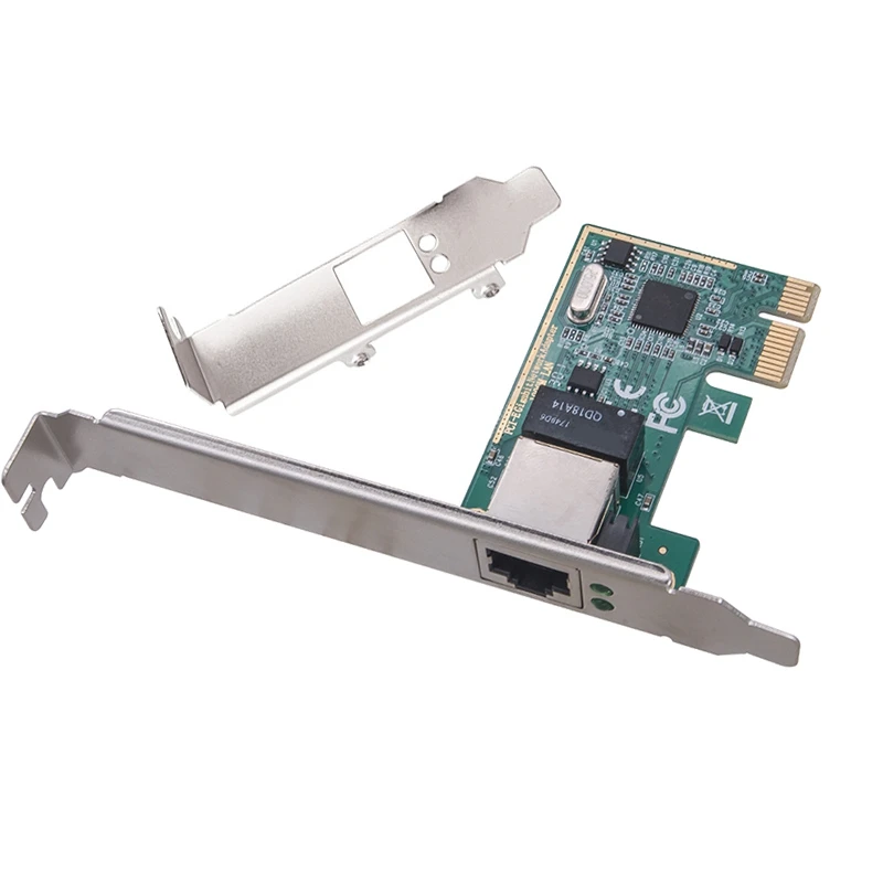 1 Piece PCI Express PCI-E Network Card 10/100/1000M RJ45 LAN Adapter Converter Network Controller