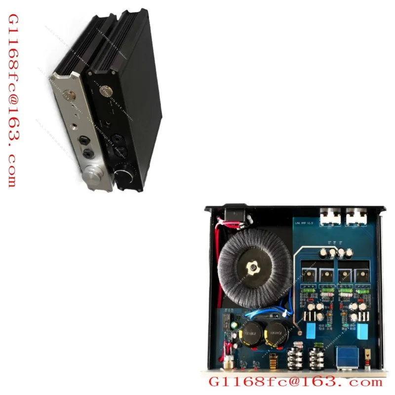 Pure Class A Headphone Amplifier Using Pass Constant Current Source Field Effect Transistor Output High Current High Voltage Amp