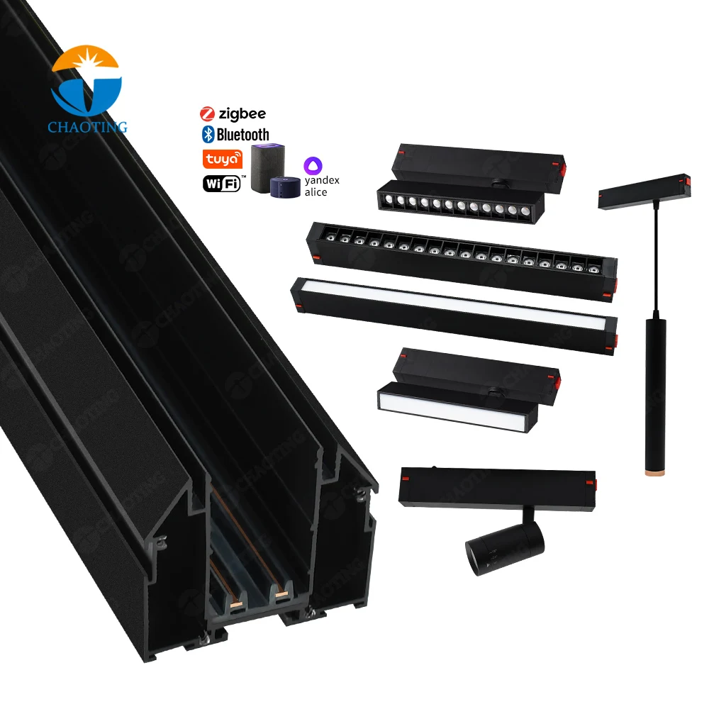 Trade Price Rubber Membrane Stretch Ceil Rail Msd Diy Printed Pvc Film LED Magnet Track Light System For The Uk Stretch Ceiling