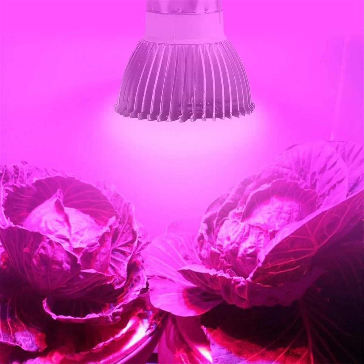 A72P 2pcs Plant Growth Light 85-265V เต็มสเปกตรัม LED Grow Light สําหรับ Hydroponic ในร่มสวนเรือนกระจก 28W