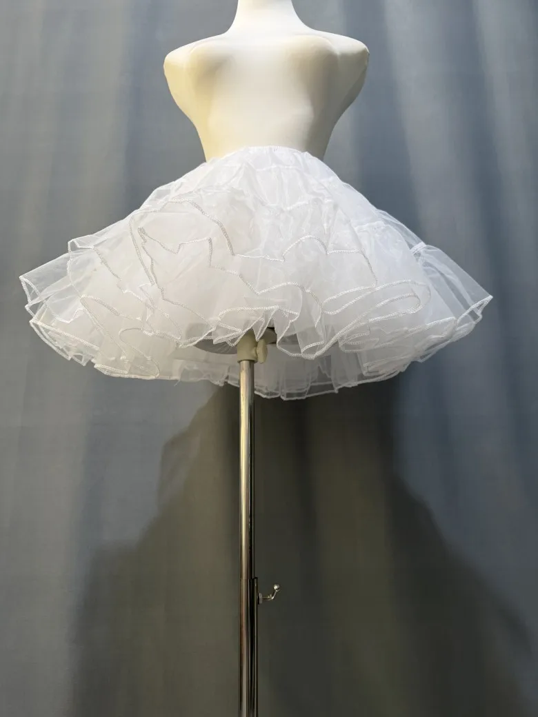 Lolita Skirt Support Violent Lolita Boneless Skirt Support Glass Yarn/organza Wedding Dress Petticoat Can Be Worn Outside image 3