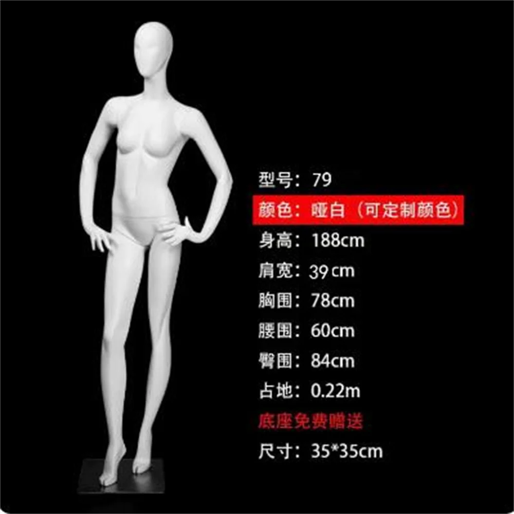 Picture 4: Full Female Sewing Mannequin, Body Dummy Model, Iron Plate Base, Display, Clothing Store, Fashion, French, E081