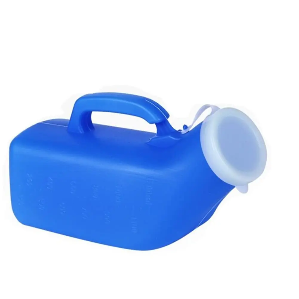 Male/females Portable Urine Bottle Urinal for Men Plastic Potty Pee Bottle for Hospital Car Travel Outdoor 1200 ML