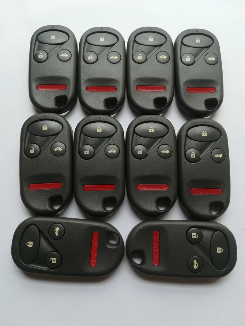 for honda key case Replacement Key Shell Case for 2000-2002 HONDA ACCORD KOBUTAH2T 72147-S84-A01  10pcs