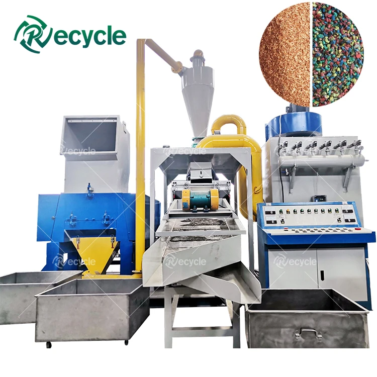 Excellent Quality Scrap Copper Wire Recycling Machine Copper PVC Granulator