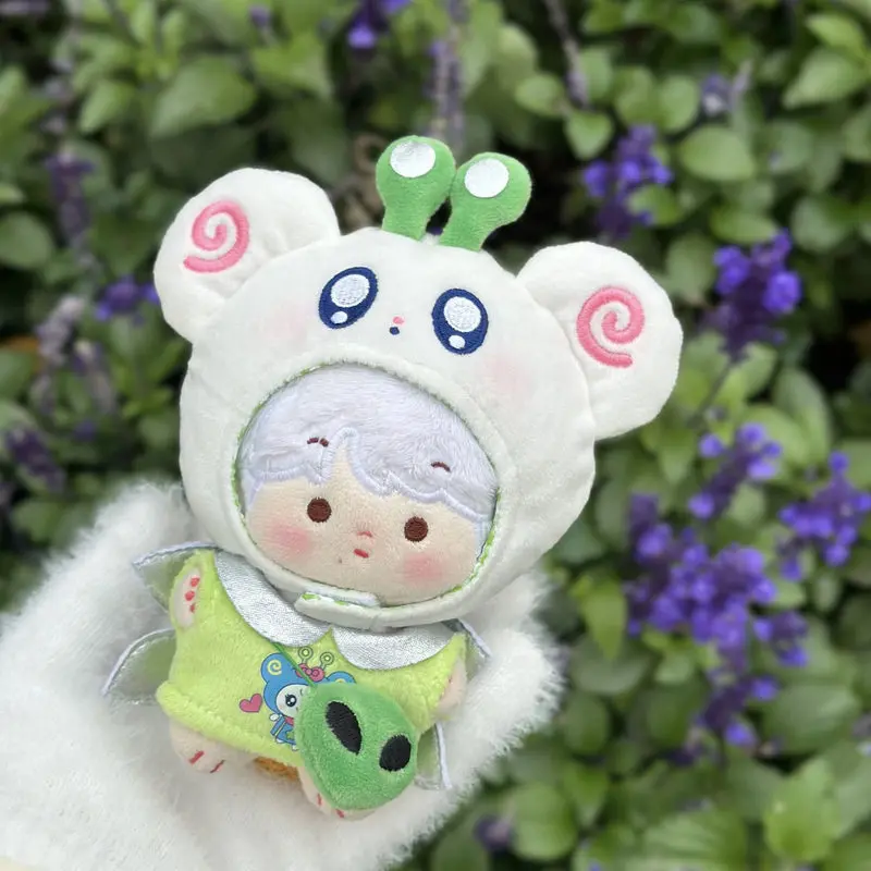 10cm Cotton Doll Clothes Alien Mouse Spring Outing Series Cute Plush Doll Changing Outfit Set For Stuffed Toy Decoration