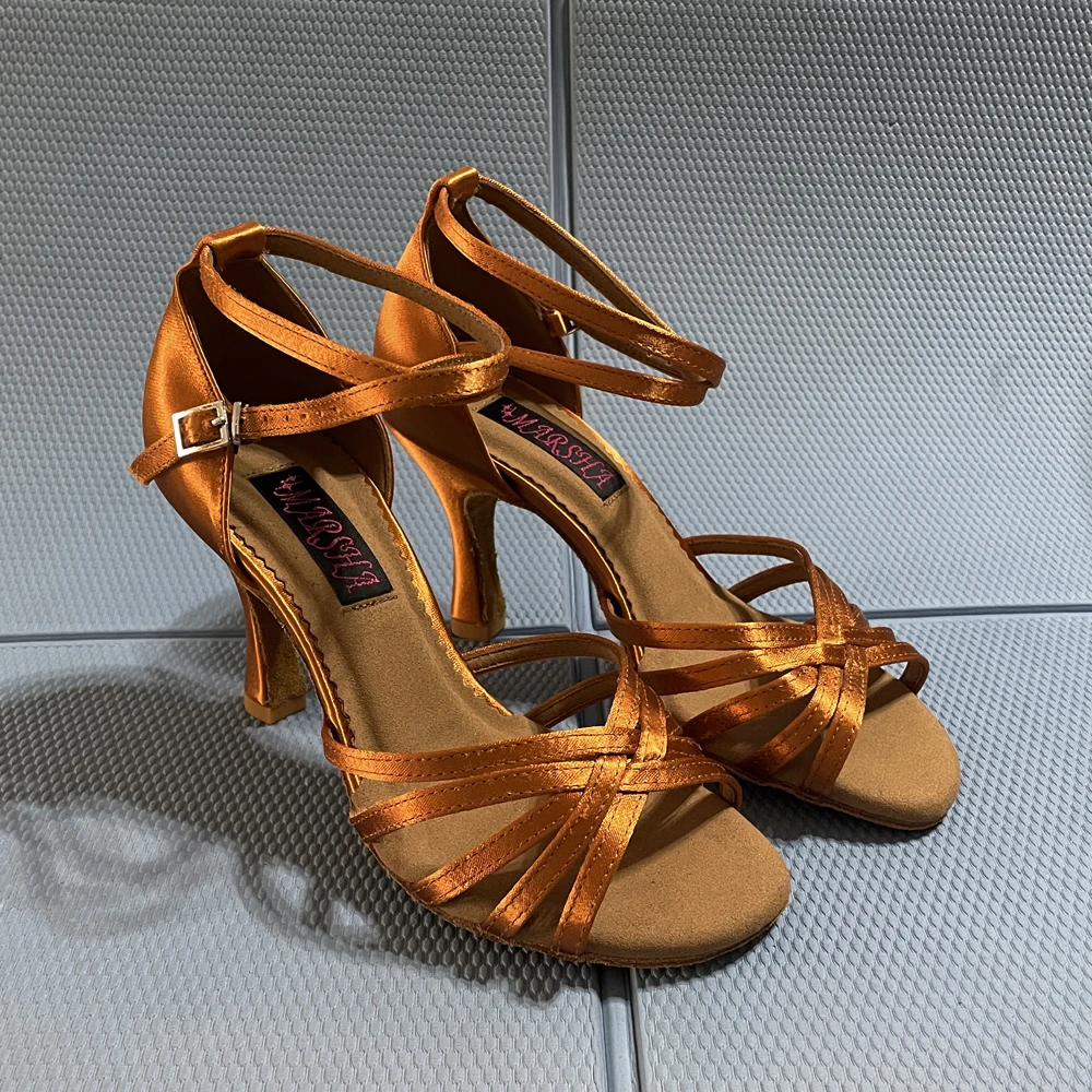 8.5cm flare heel Comfortable Latin Dance Shoes Suede Outsole only one pair one size can not customized normal width in big sale