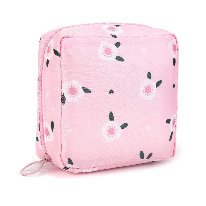 Cute Cartoon Sanitary Pad Storage Bag for Girls Menstrual Period, Portable Aunt Bag, Sanitary Napkin Sorting, Large Capacity Sma