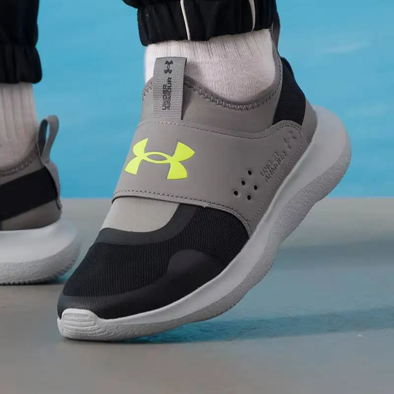 

New Under Armour Mens Sport Running Shoes 3024870-103 Slip On EVA Cushioned Breathable Sneakers