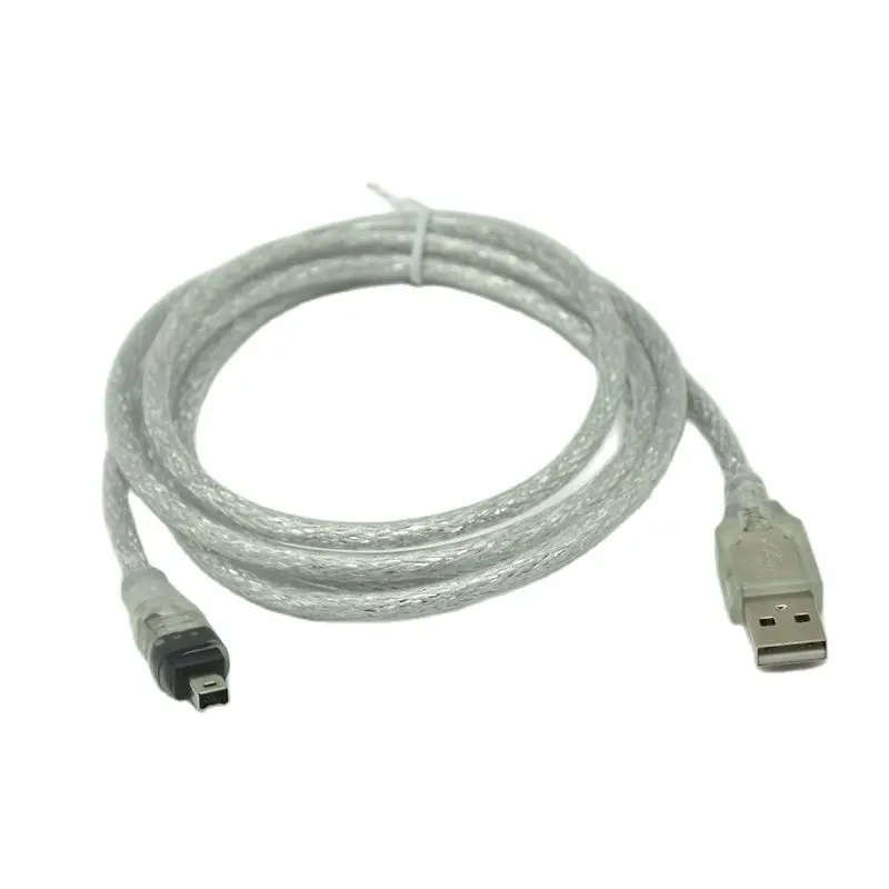 كابل FireWire 1394 IEEE 400 6PIN إلى 4PIN بيانات لكاميرات DV IEEE 1394 كابل Firewire USB 2.0 إلى 4pin و4pin إلى 6pin 4pin