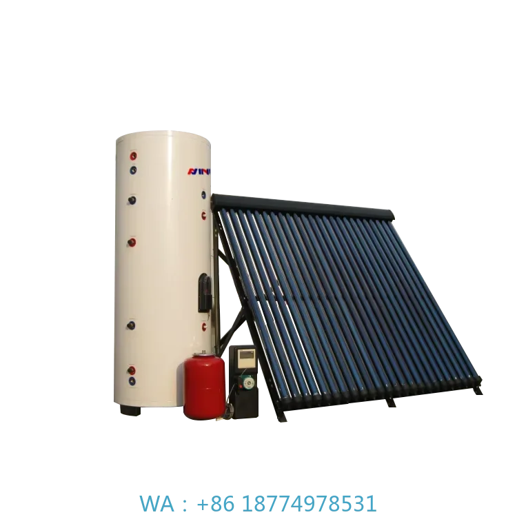 

Нагреватель на солнечной энергии, 200 л, солнечный водонагреватель с разделенным давлением и тепловой трубкой, солнечный коллектор, горячая вода