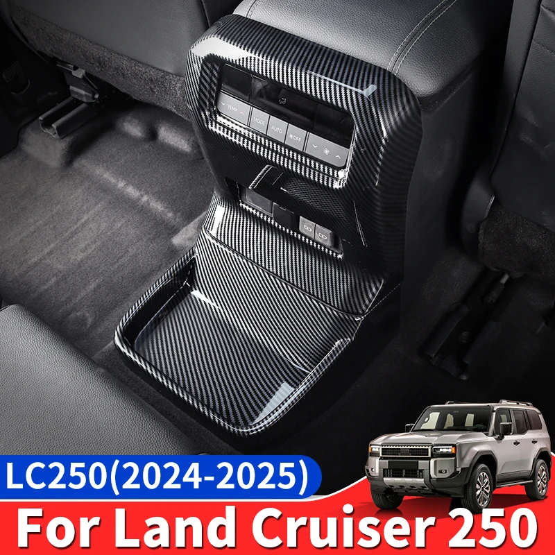 

For Toyota 2024 Land Cruiser 250 1958 Prado LC250 Armrest Box after Air Vent Protective Cover,Interior Upgraded Accessories