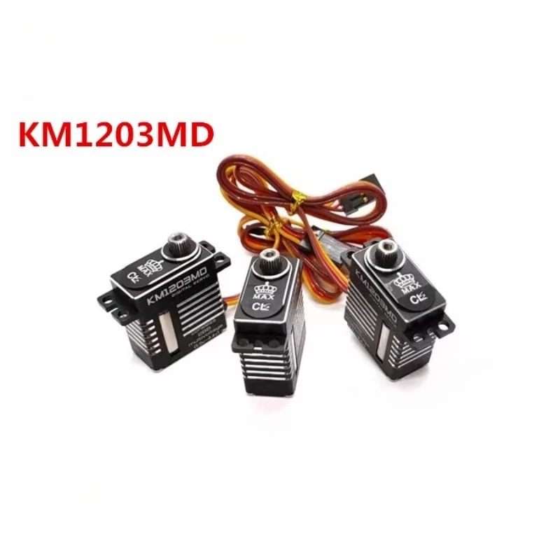 

1 шт. новый цельнометаллический микро-сервопривод KINGMAX KM1203MD, 10,5 кг, высокомоментный, цифровой, высоковольтный