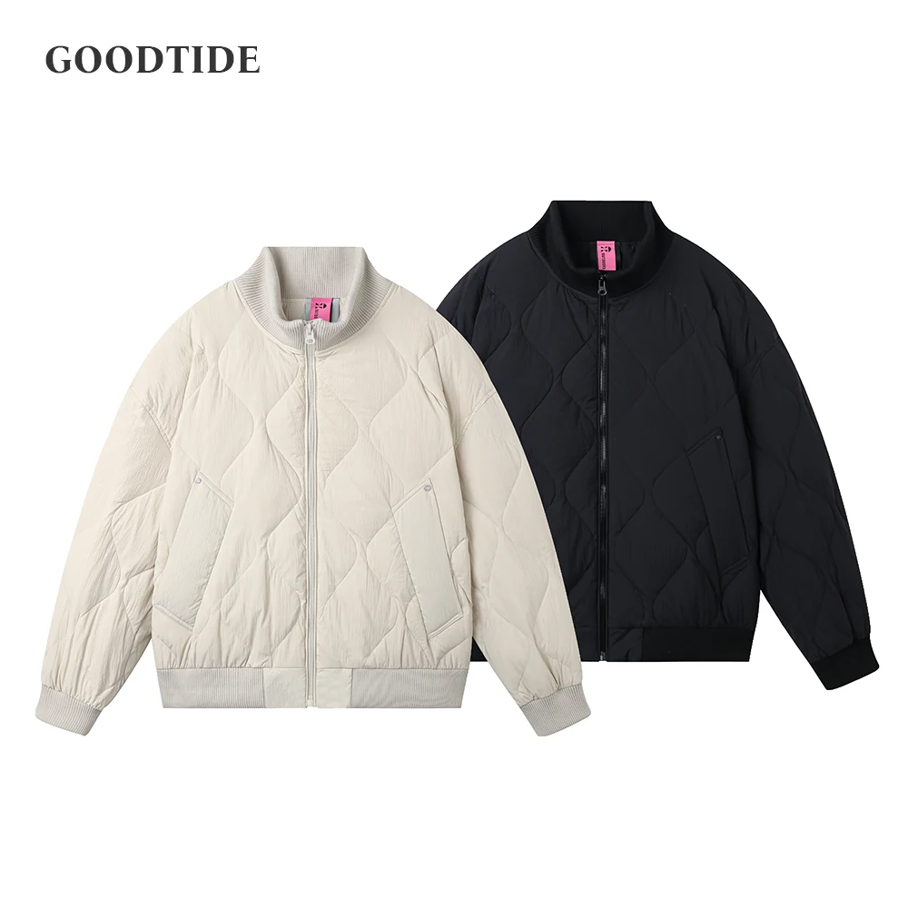 

Men's Fashion 90% White Duck Down Lapel Down Jacket 2025 Winter New Loose Warm Casual Outerwear Jacket