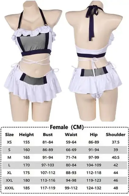 Tifa Cosplay Final Fantasy Aerith Bikini Swimwear Costume outfit Adult Women Girls Summer Costume da bagno Halloween Carnival Suit