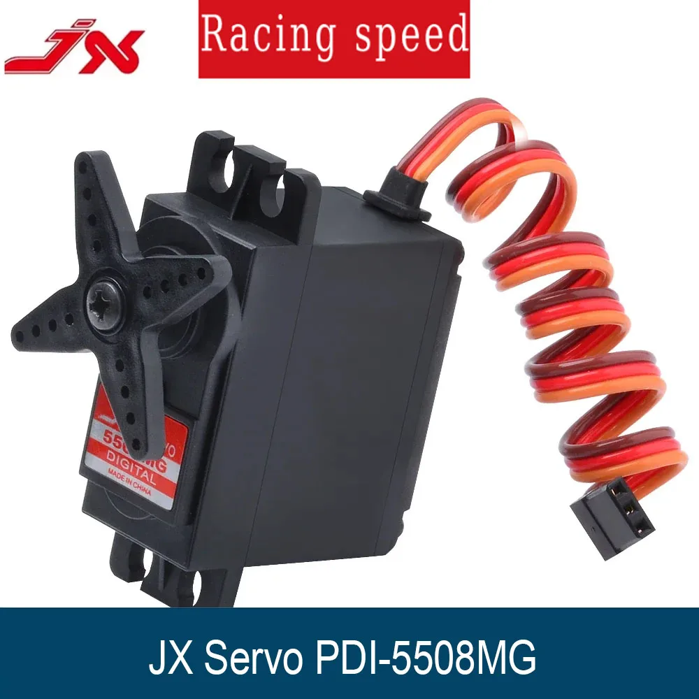 JX Servo PDI-5508MG 8 kg High-Torque Metal Gear Digital Coreless Standard Servo für Hubschrauber RC Auto LKW Buggy Roboter Arm Boot