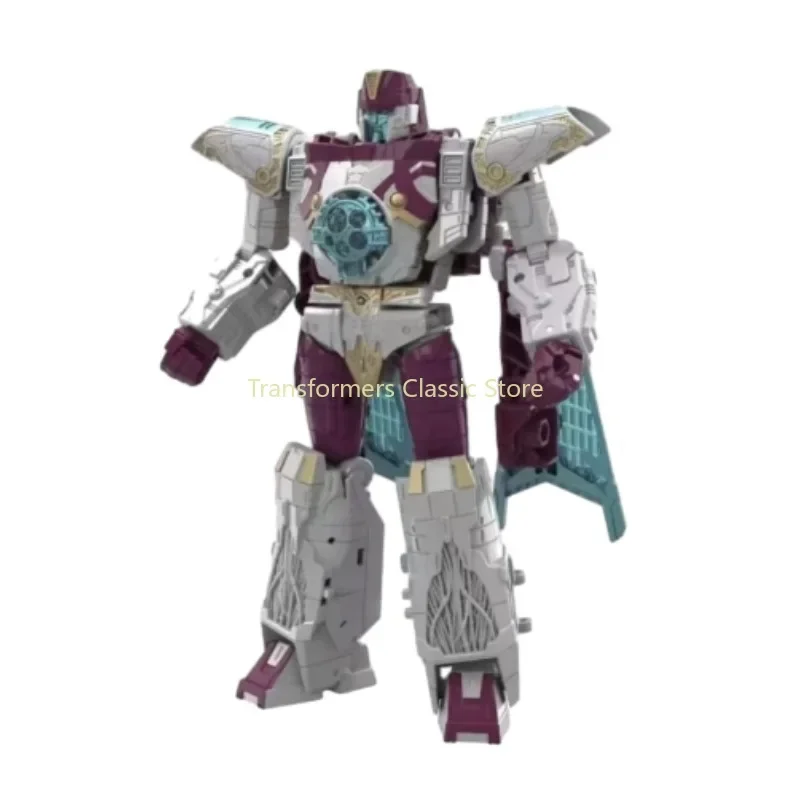 En Stock Transformers juguetes Legacy United Voyage clase 18cm Vector Prime Classic Cybertron Autobots figuras de acción coleccionables